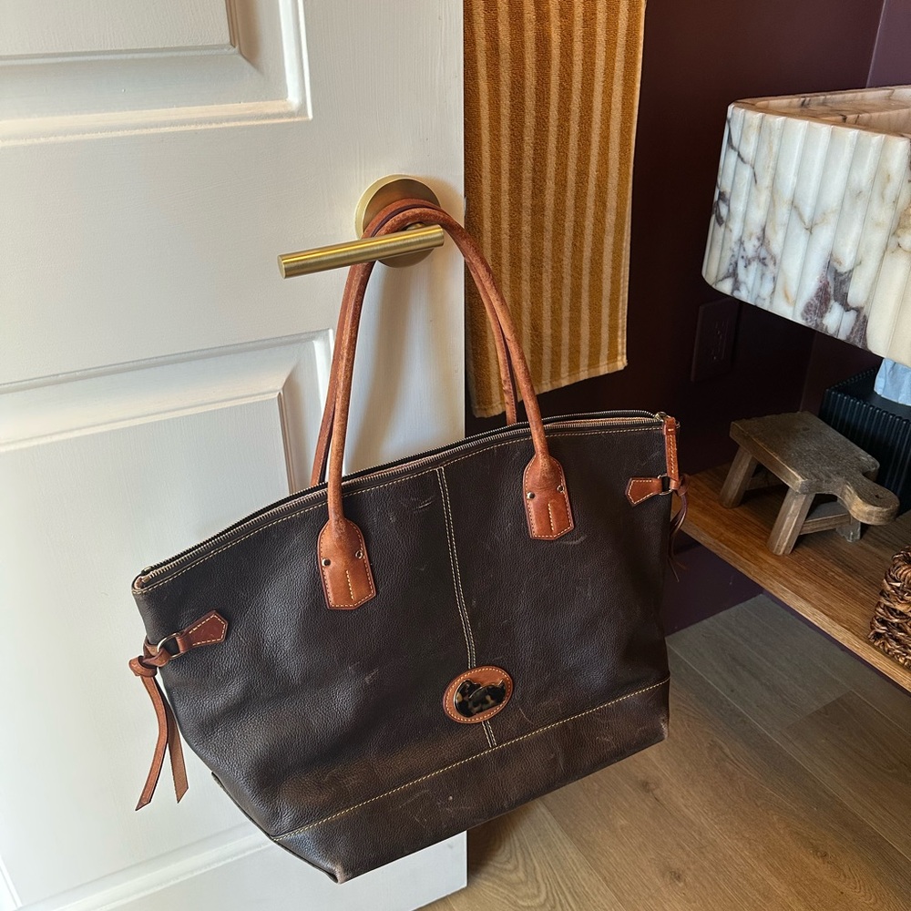 Dooney & Bourke Brown Leather Tote